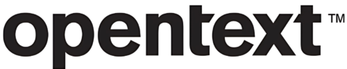 Logo officiel OpenText - Solutions cloud de gestion documentaire et IA sur DISKOD MAROC