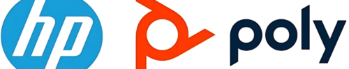 Logo officiel POLYCOM – Solutions visioconférence et communication professionnelle sur DISKOD MAROC
