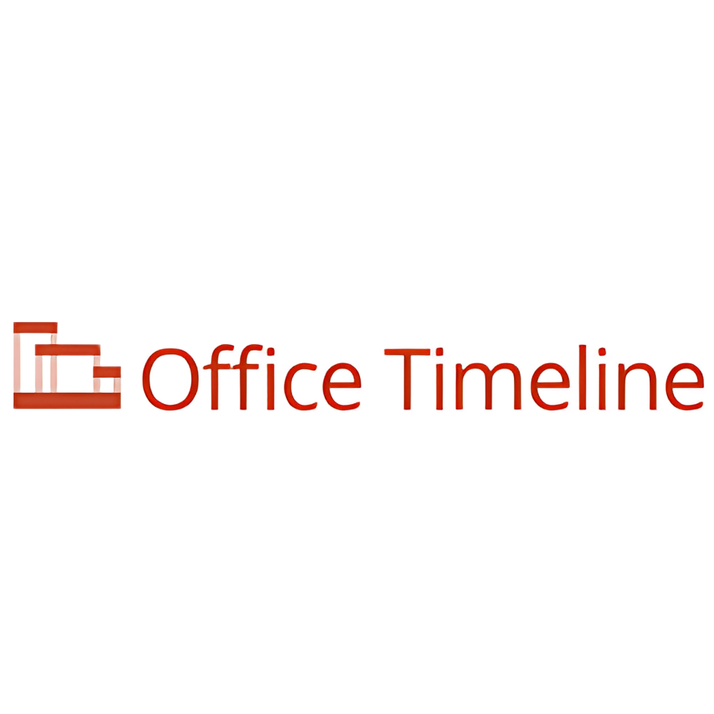 alt="Logo officiel Office Timeline - création chronologies et diagrammes Gantt dans PowerPoint sur DISKOD MAROC"
