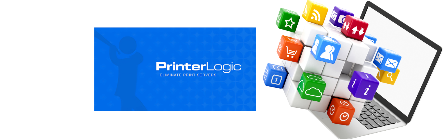 alt="Bannière PRINTERLOGIC – Solution pour gestion d’imprimantes centralisée et élimination serveurs d’impression sur DISKOD MAROC