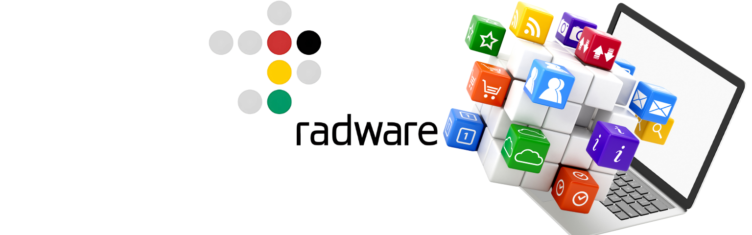 alt="Bannière RADWARE – Défense contre DDoS, bots, attaques zero-day, protection WAF sur DISKOD MAROC