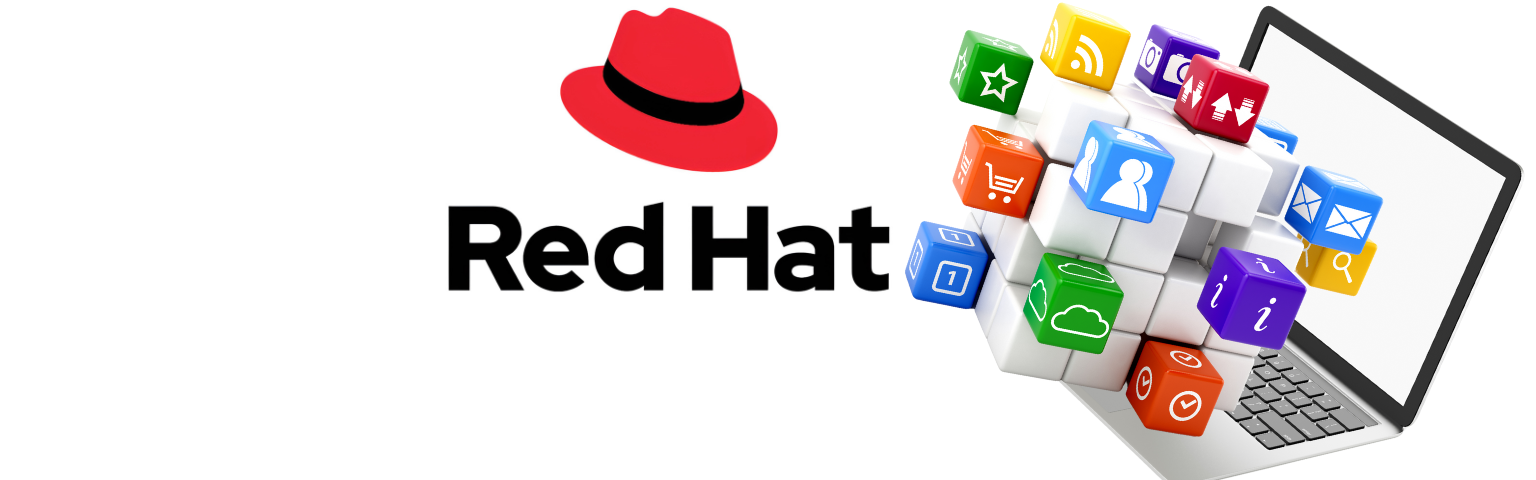 alt="Bannière RED HAT – Plateforme Linux, cloud hybride, automatisation IT sur DISKOD MAROC