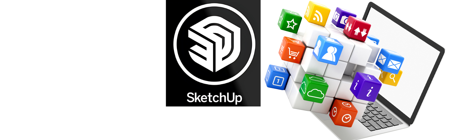 alt="Bannière SKETCHUP – Plan 3D, maquette, rendu architecture/design sur DISKOD MAROC