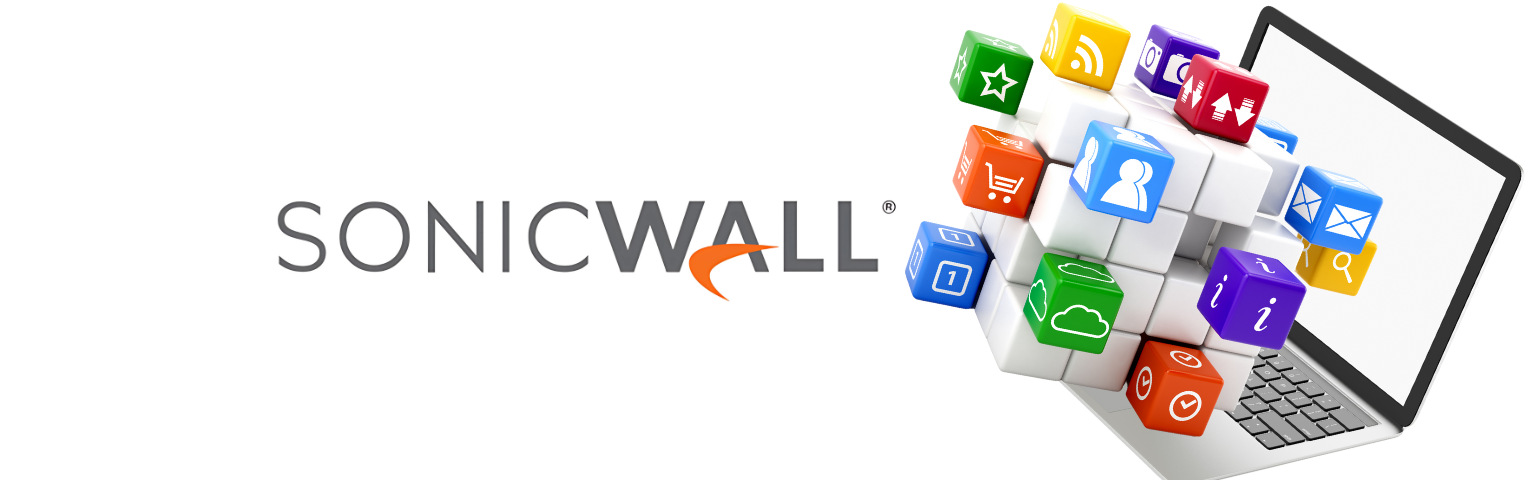 alt="Bannière SONICWALL – Pare-feu réseau, sécurité SD-WAN, protection cloud sur DISKOD MAROC