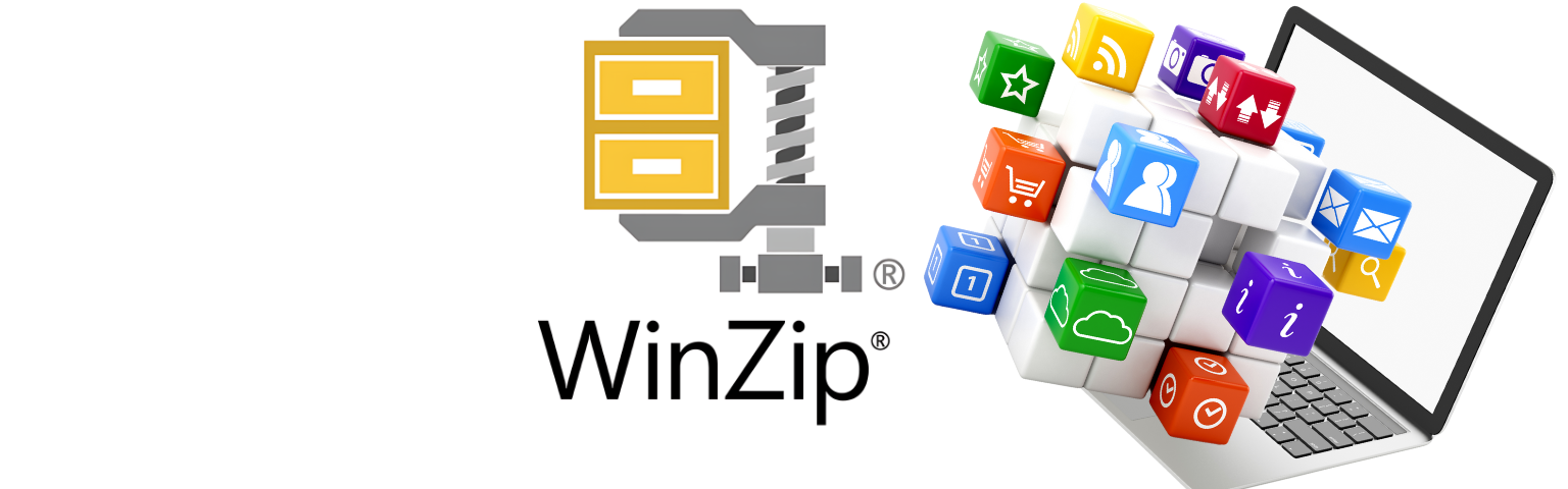alt="Bannière WINZIP – Compression fichiers, chiffrement, PDF, cloud et partage sur DISKOD MAROC
