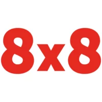 8x8 logo officiel - logiciels 8x8 au Maroc | Diskod