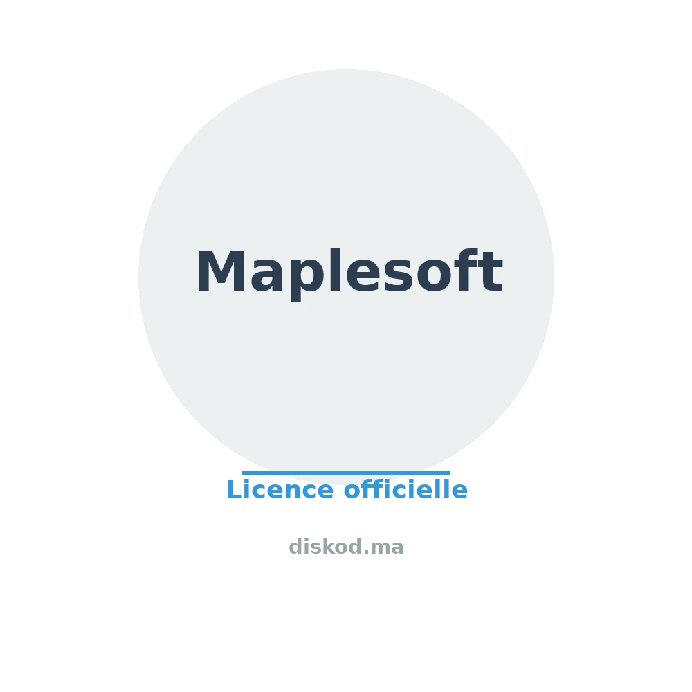 Logo Maplesoft Maplesoft Maple Flow - Licence MPS-MF-STD (Maple Flow Standard)